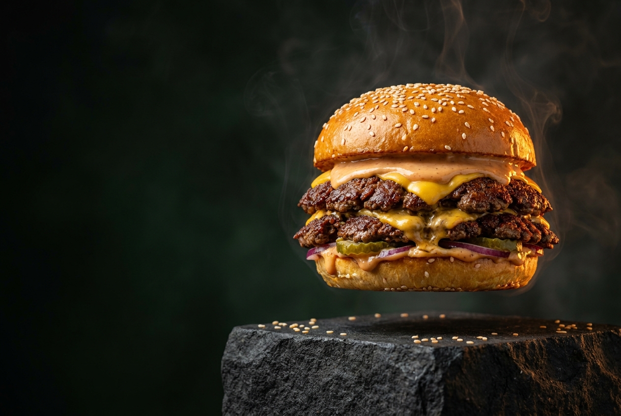 Bigheart Double signature burger